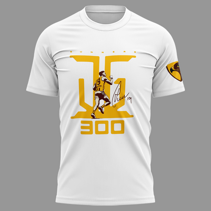 Limited edition Gunners 300th games T-shirt