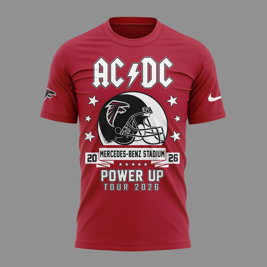 Special Mascots Atlanta Falcons x AC/DC - Power Up Tour 2026 T-Shirt