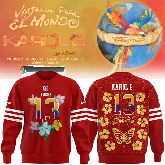 2026 Exclusive San Francisco 49ers x Karol G Sweatshirt