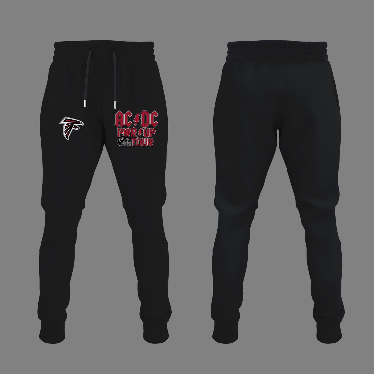 02.12. Limited Edition AC/DC x Atlanta Falcons - Power Up Tour 2026 Baseball Jersey