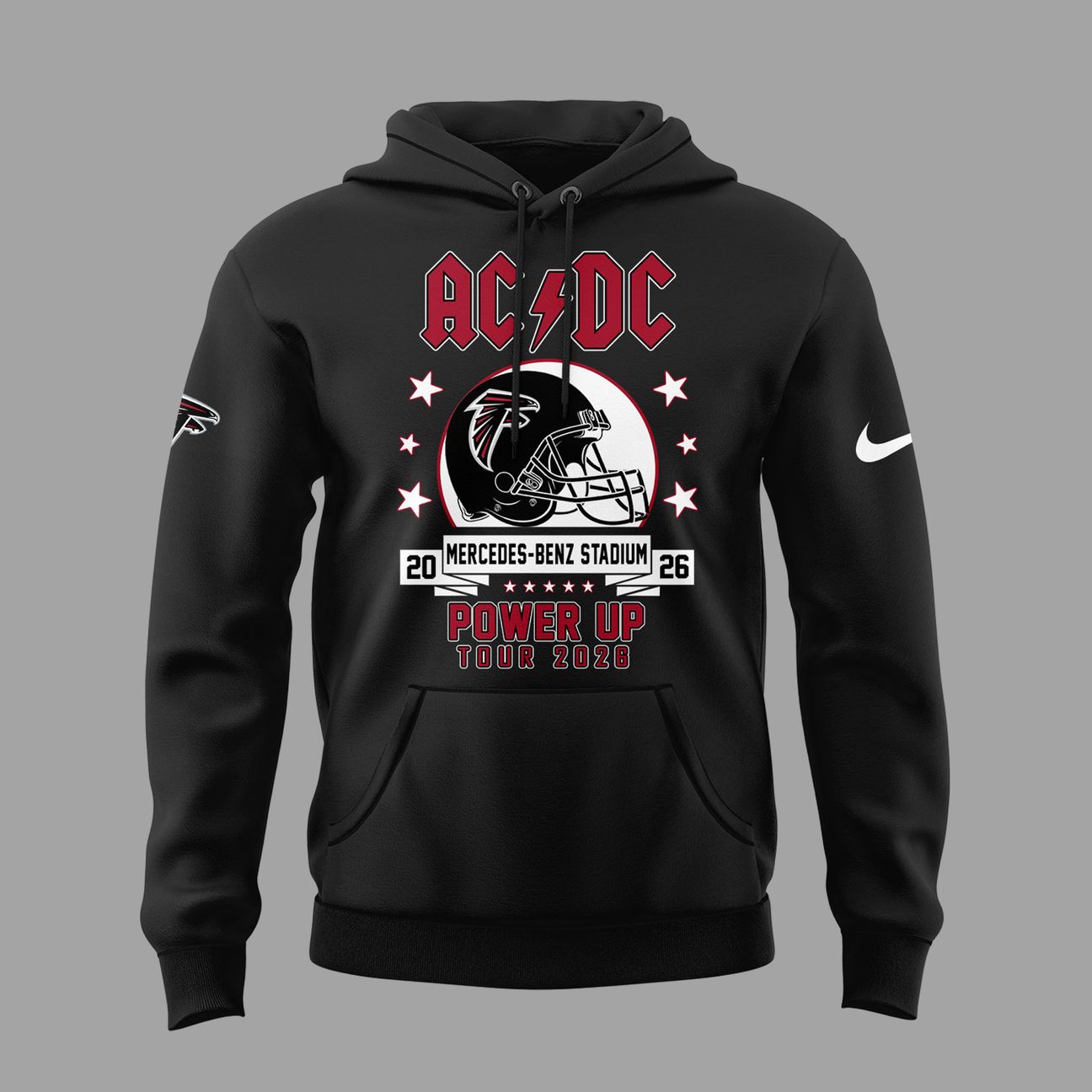 01.22. Perfect Hoodie AC/DC x Atlanta Falcons - Power Up Tour 2026 Hoodie