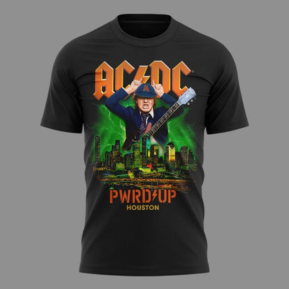 AC/DC Exclusive Houston Event Shirt - Power Up Tour 2026 at NRG Stadium - Houston, TX T-Shirt