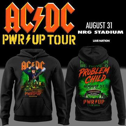 AC/DC Exclusive Houston Event Hoodie - Power Up Tour 2026 at NRG Stadium - Houston, TX Hoodie
