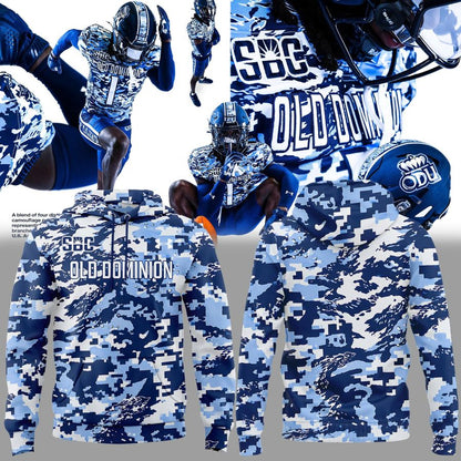 Special 2026 Camo Uniform ODU Football Hoodie 2