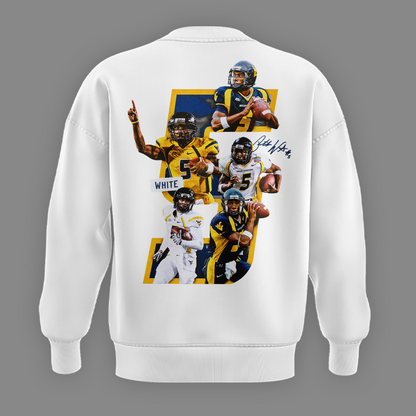 Limited Edition West Virginia Football Pat White Sweatshirt 2026