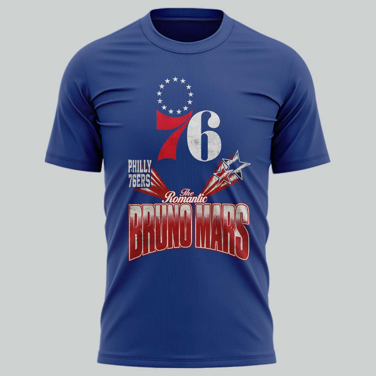 Special 2026 Bruno Mars x Philadelphia 76ers T-Shirt