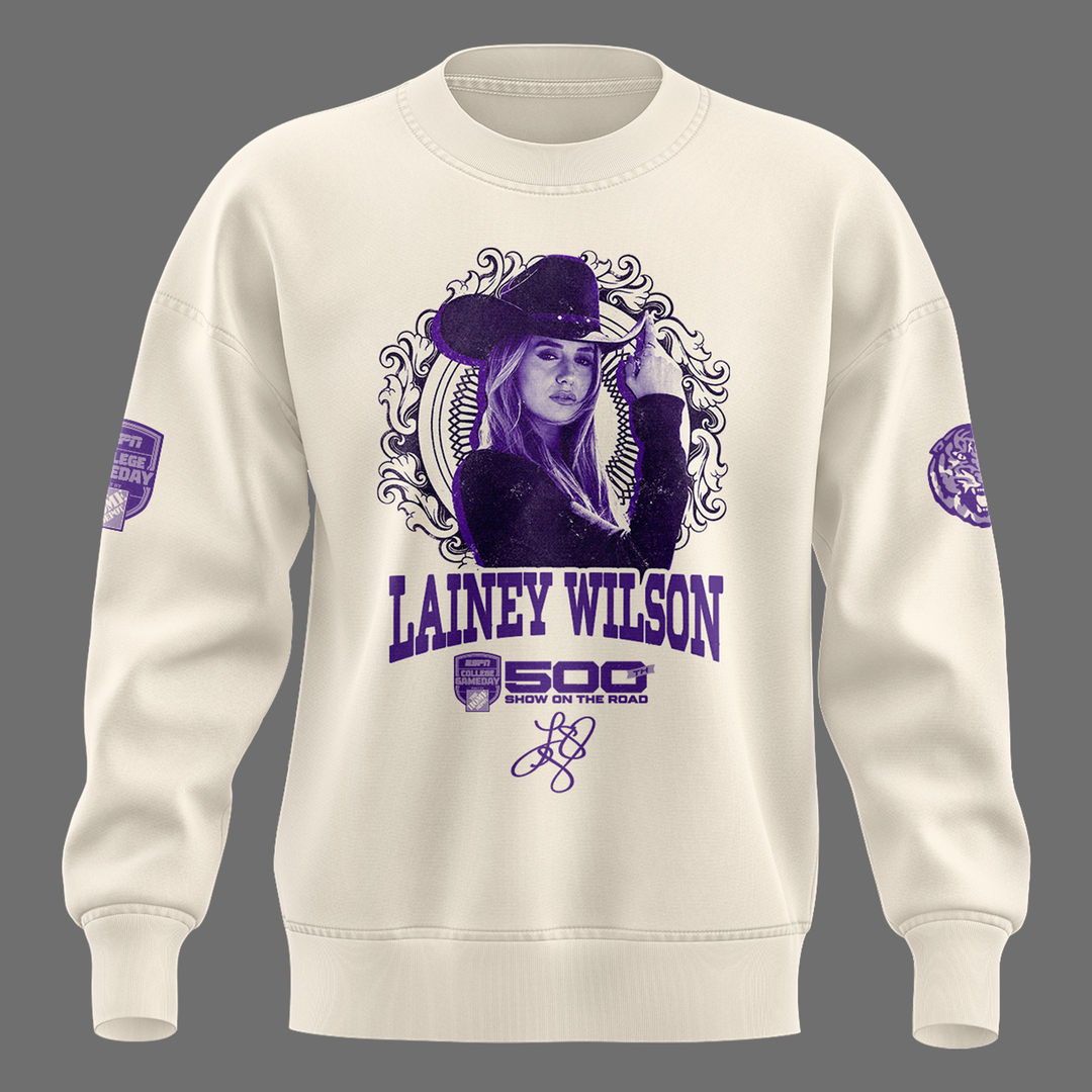 Special 2026 Lainey Wilson College GameDay LSU Sweater