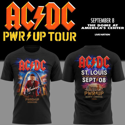 AC/DC - Exclusive St. Louis Event Shirt - Power Up Tour 2026 T-Shirt