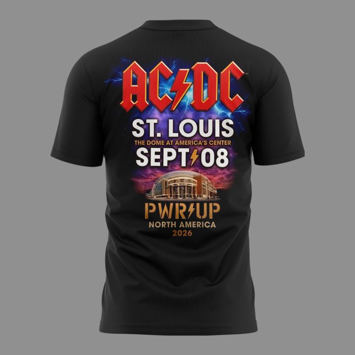 AC/DC - Exclusive St. Louis Event Shirt - Power Up Tour 2026 T-Shirt