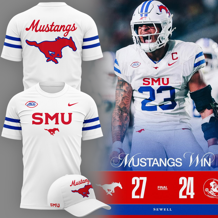 SMU Mustangs football 2026 T-shirt