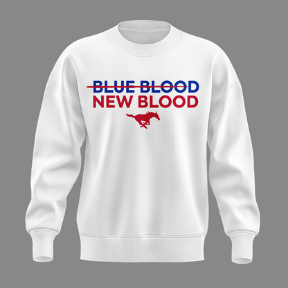 SMU football BLUE BLOOD NEW BLOOD 2026 SWEATSHIRT