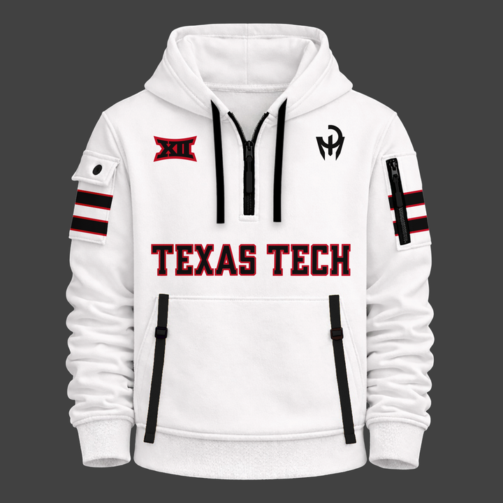 Limited edition Texas Tech Football 2026 Quarter Zipper Hoodie