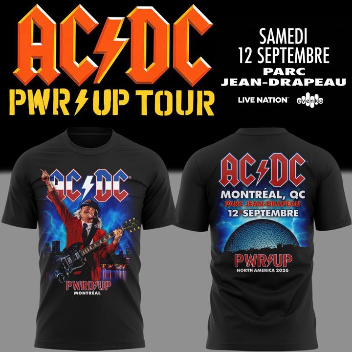 Exclusive Montreal Event Shirt - Power Up Tour 2026 T-Shirt