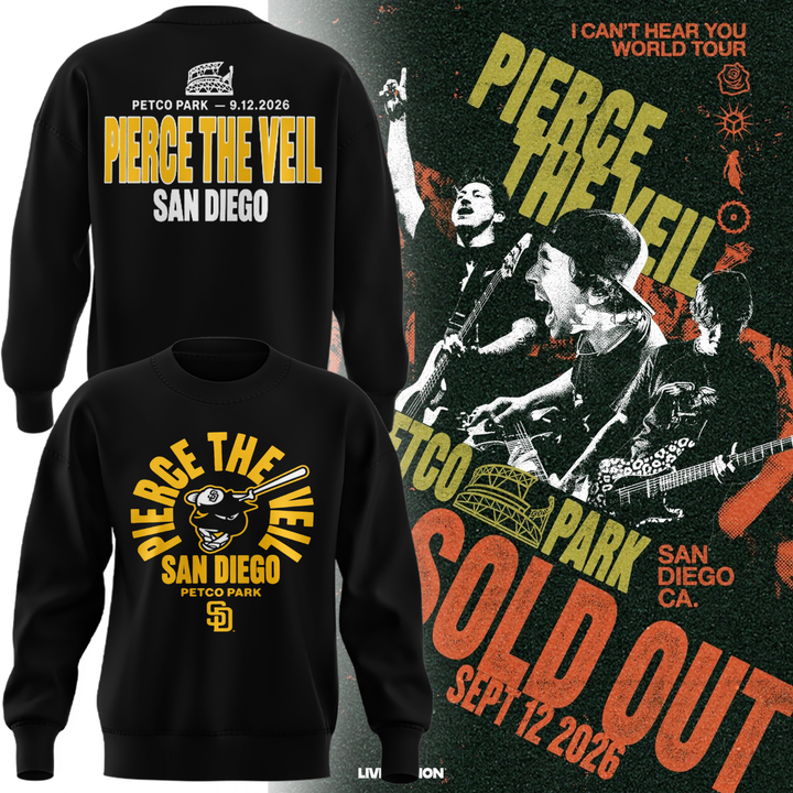 Pierce The Veil x San Diego Padres 2026 SWEATSHIRT