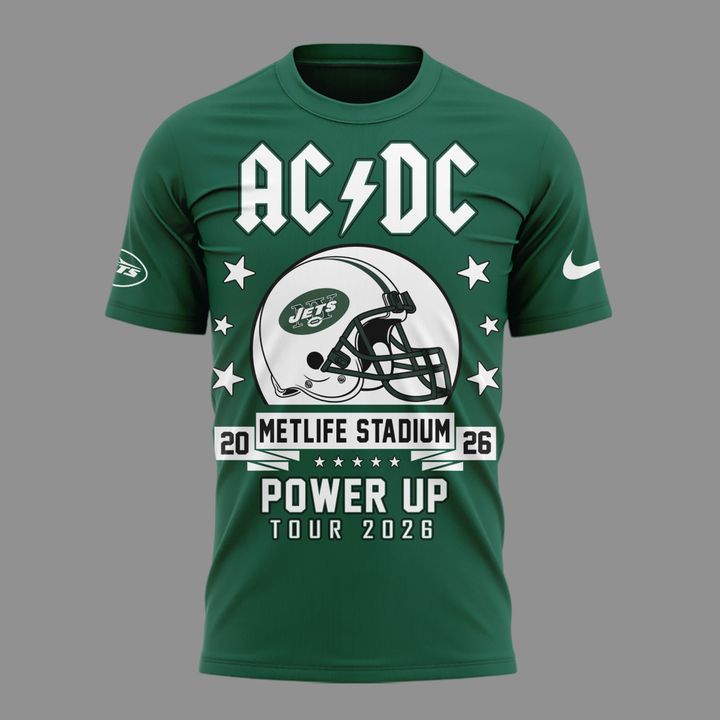Perfect Shirt AC/DC x New York Jets - POWER UP TOUR 2026 T-Shirt