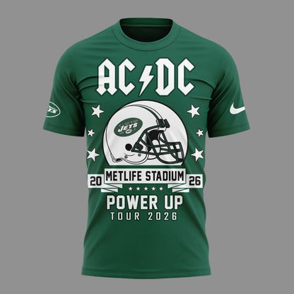 Perfect Shirt AC/DC x New York Jets - POWER UP TOUR 2026 T-Shirt