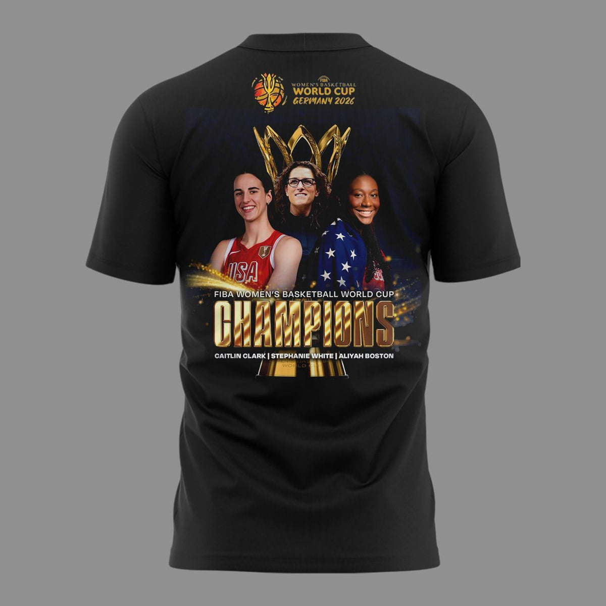 USA Team Champion 2026 - FIBA Women's Basketball World Cup Champion T-Shirt