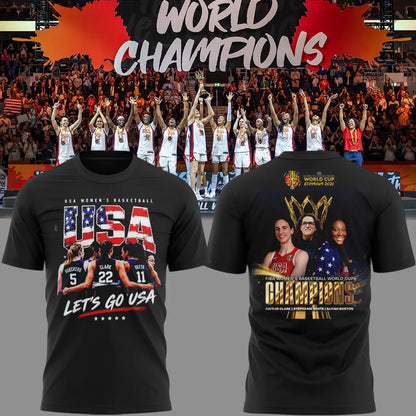 USA Team Champion 2026 - FIBA Women's Basketball World Cup Champion T-Shirt