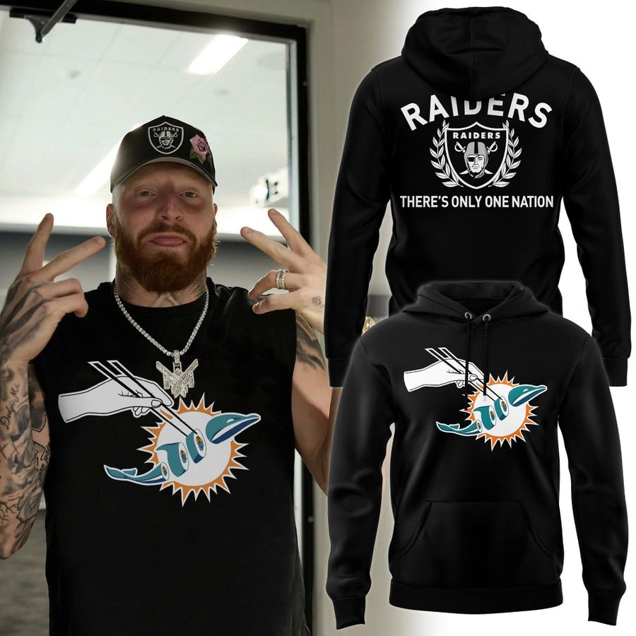 Official Raiders Eat Dolphin Sushi Hoodie