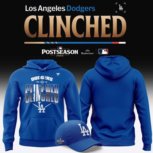 Men's LAD Royal 2026 Postseason Locker Room Hoodie