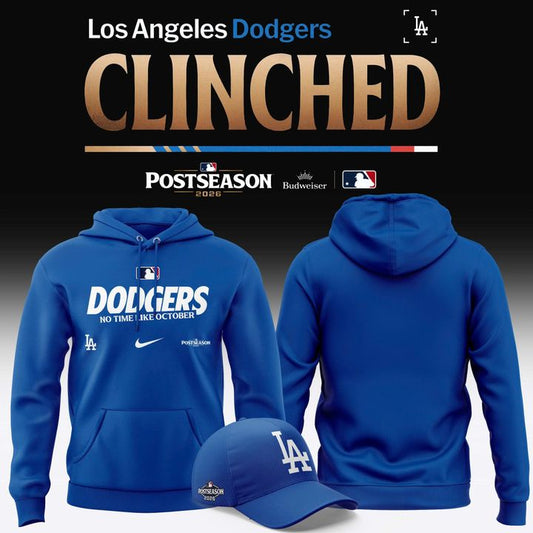 Men's LAD Royal 2026 Postseason Authentic Collection Legend Dri-FIT Hoodie