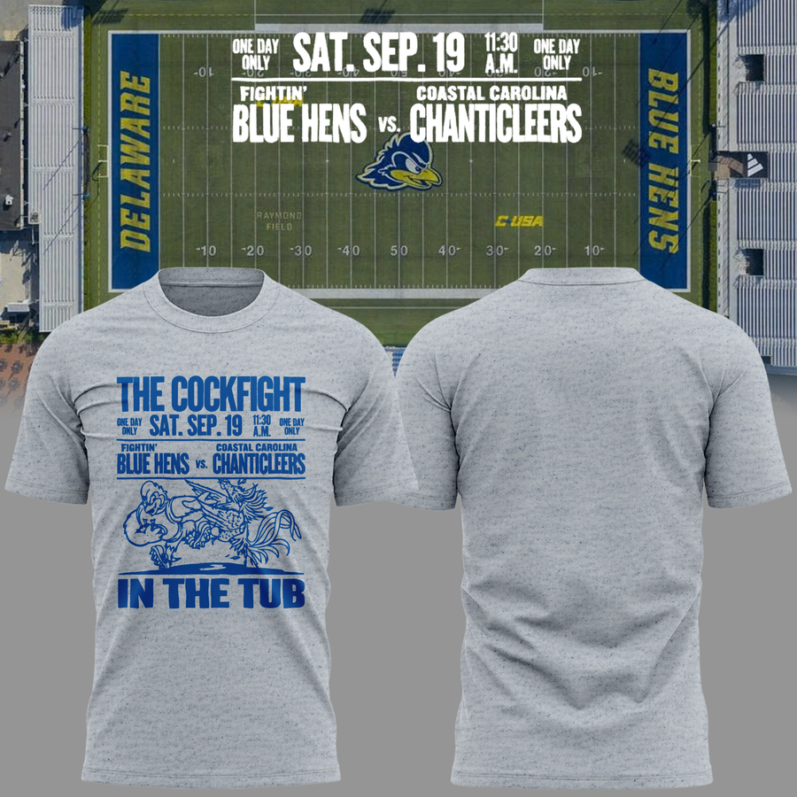 Delaware Football " The Cockfight " 2026 T-Shirt