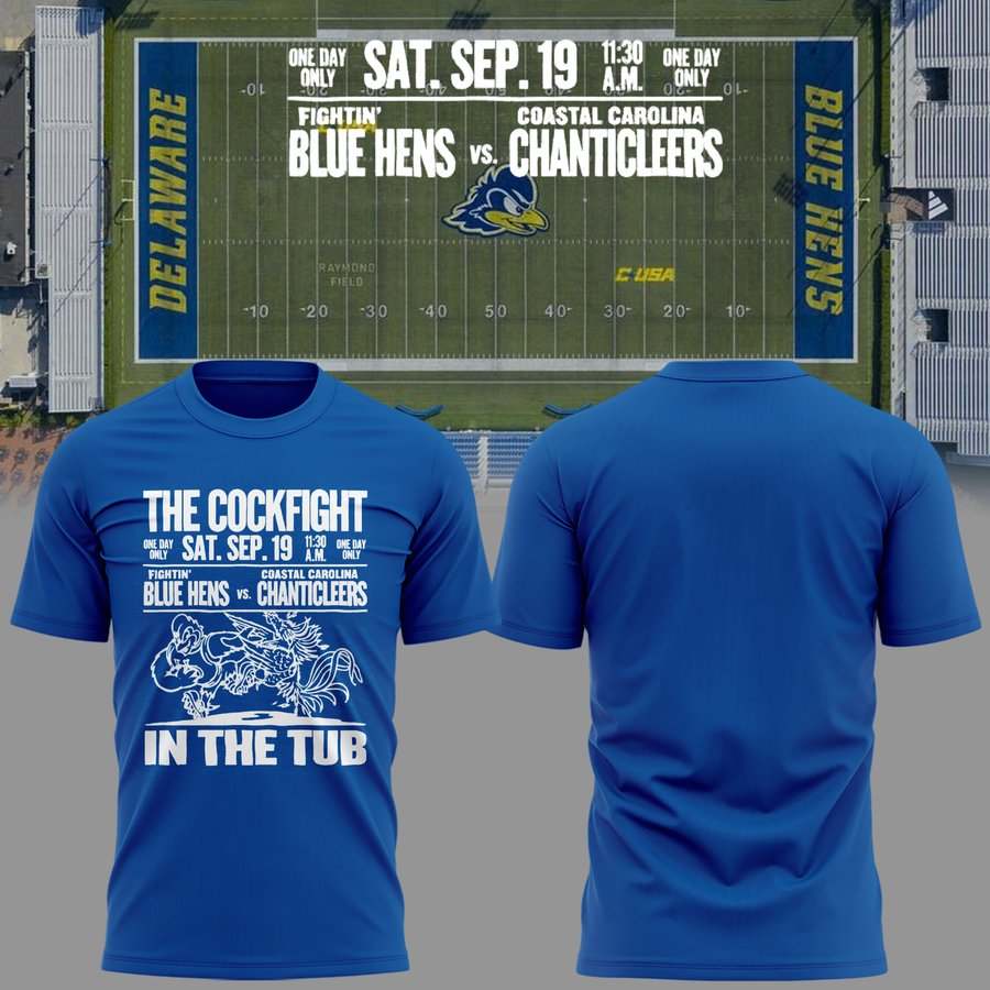 Delaware Football " The Cockfight " 2026 T-Shirt