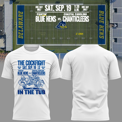 Delaware Football " The Cockfight " 2026 T-Shirt