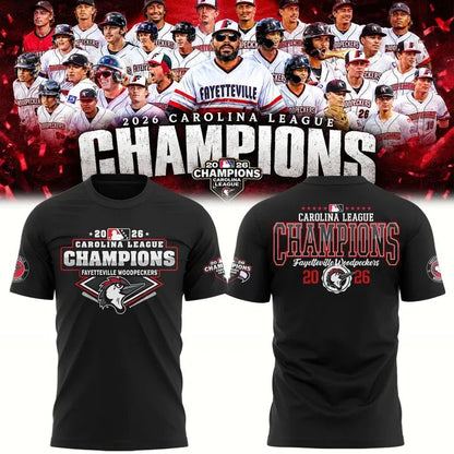 ____🏆F.Woodpeckers 2026 Carolina League Champions Limited Shirt v4