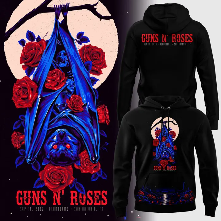 Guns N’ Roses x Alamodome San Antonio 2026 Tour Limited Edition hoodie_02