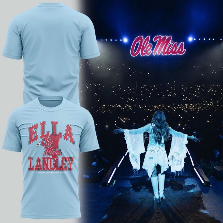 Special 2026 Ella Langley x Ole Miss Rebels T-Shirt 2