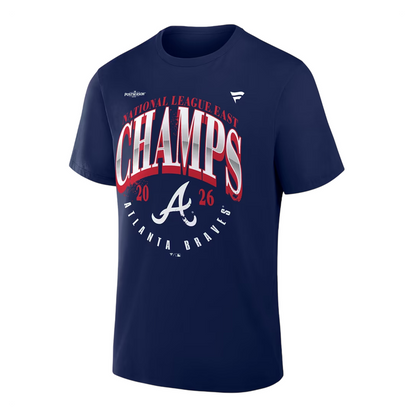 Atlanta Braves Navy 2026 NL East Division Champions T-Shirt