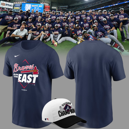 Atlanta Braves Nike Navy 2026 NL East Division Champions T-Shirt