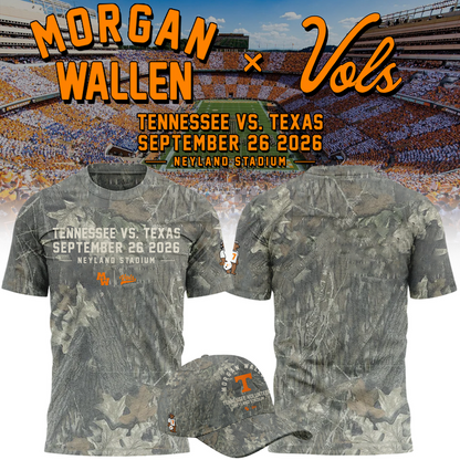 01.Morgan Wallen x Tennessee Volunteers Camo Event 2026 - Tshirt