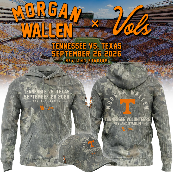 Morgan Wallen x Tennessee Volunteers Camo Event 2026 -Hoodie