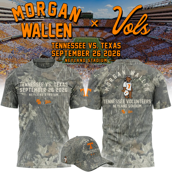 02.Morgan Wallen x Tennessee Volunteers Camo Event 2026 - Tshirt