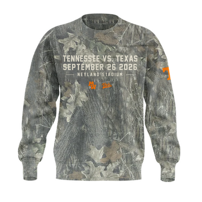Morgan Wallen x Tennessee Volunteers Camo Event 2026 SWEATSHIRT
