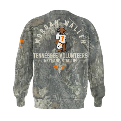 Morgan Wallen x Tennessee Volunteers Camo Event 2026 SWEATSHIRT