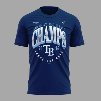 Tampa Bay Rays 2026 AL East Division Champions T-Shirt