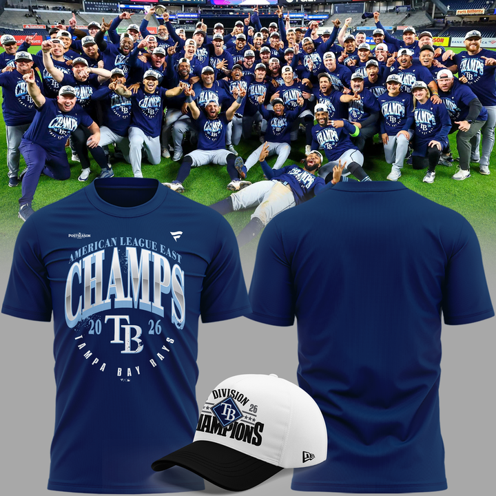 Tampa Bay Rays 2026 AL East Division Champions T-Shirt