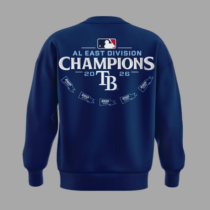 Tampa Bay Rays 2026 AL East Division Champions SWEATSHIRT