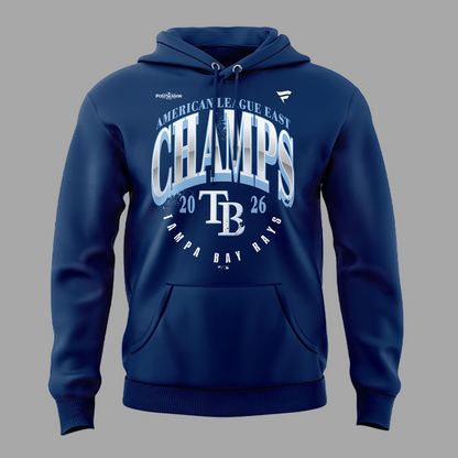 Tampa Bay Rays 2026 AL East Division Champions -Hoodie