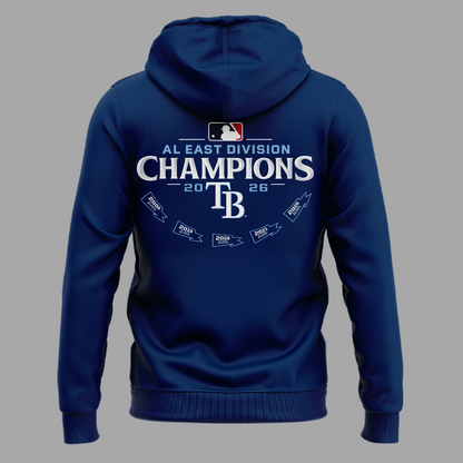 Tampa Bay Rays 2026 AL East Division Champions -Hoodie