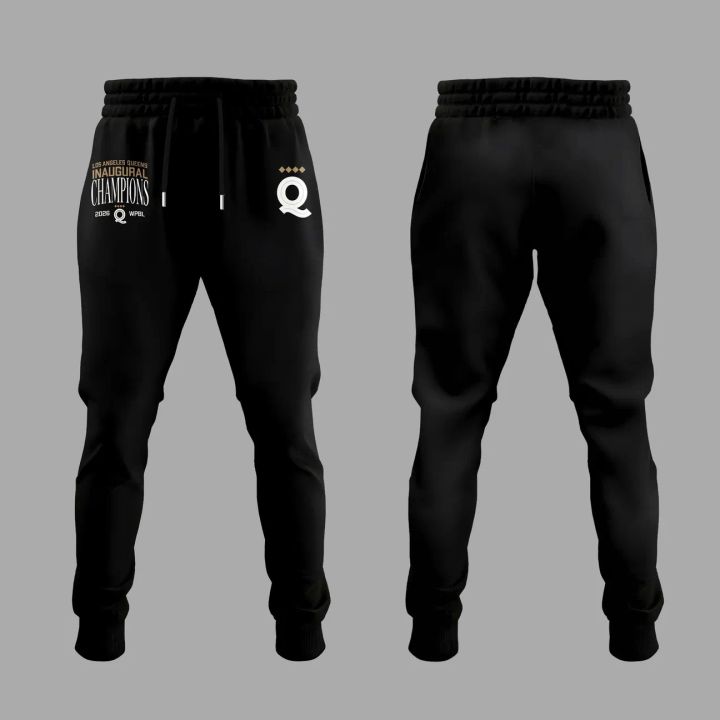 Los Angeles Queens 2026 WPBL Champions Black T-Shirt