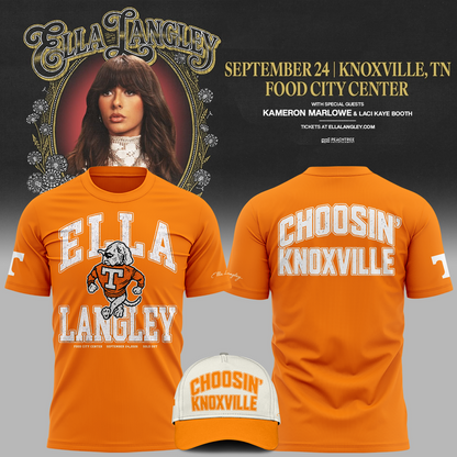 Tennessee Volunteers x Ella Langley-The Dandelion Tour 2026 T-shirt