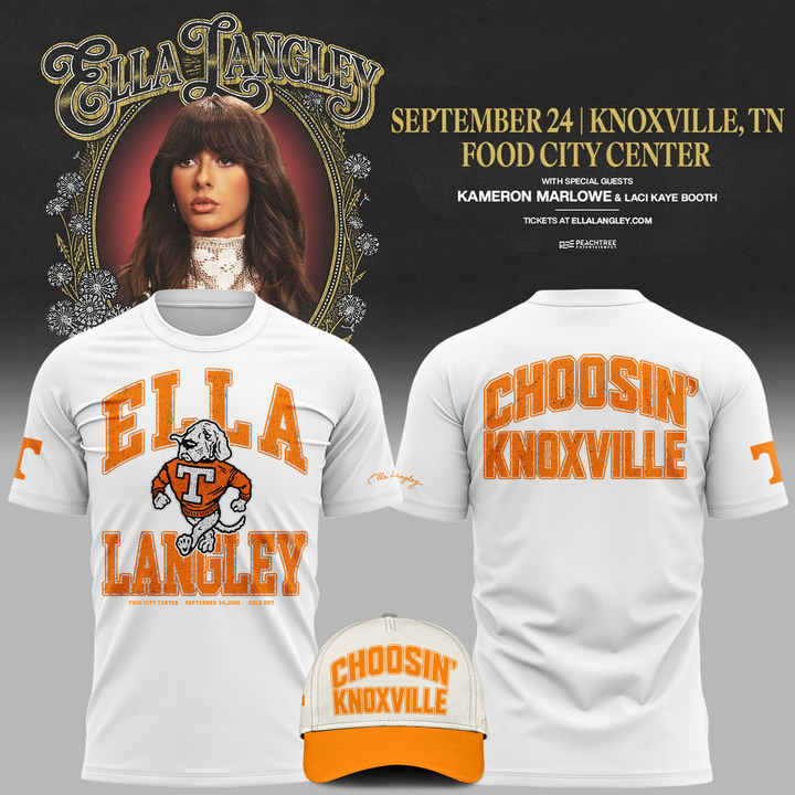 Tennessee Volunteers x Ella Langley-The Dandelion Tour 2026 T-shirt