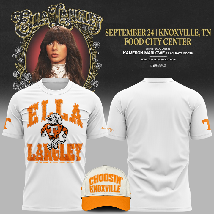 Tennessee Volunteers x Ella Langley-The Dandelion Tour 2026 T-shirt