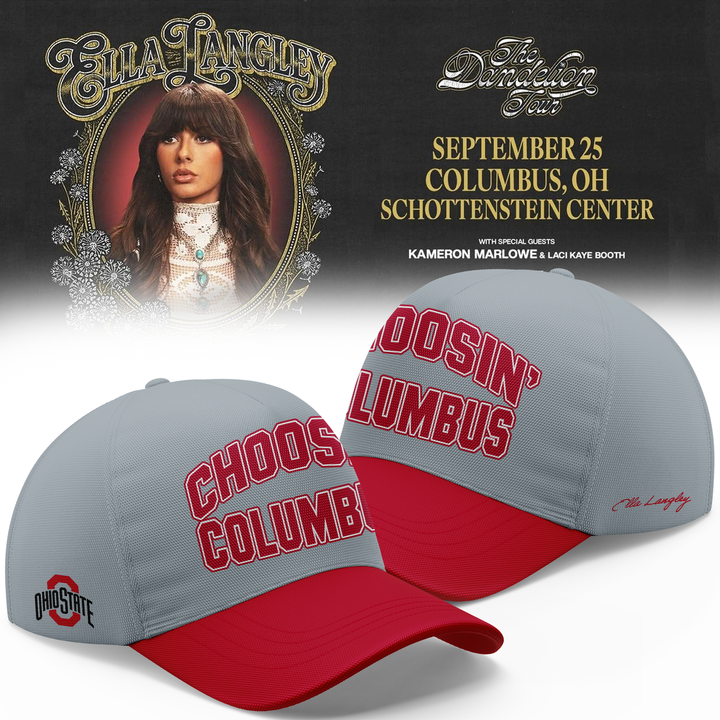 01.Ohio State Buckeyes x Ella Langley-The Dandelion Tour 2026 CAP