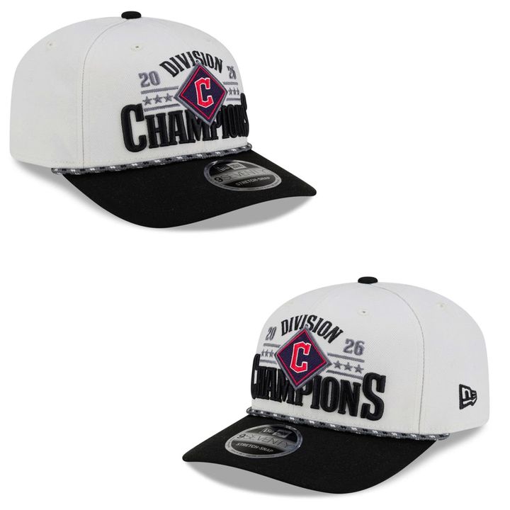 Men's Cleveland Guardians Navy 2026 AL Central Division Champions 3-Peat T-Shirt