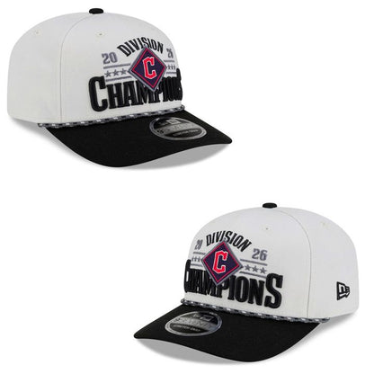 Men's Cleveland Guardians Navy 2026 AL Central Division Champions 3-Peat T-Shirt